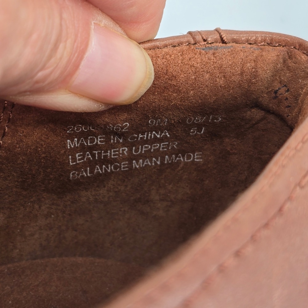 Clarks Bendables Womens Brown Leather Slip On Block Heel Shooties Pumps 9 - Picture 9 of 10